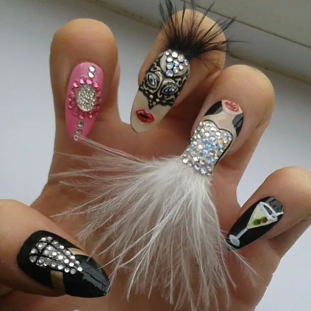weird nail art designs