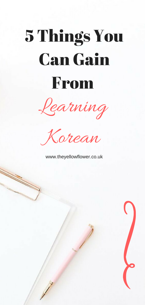 learning korean