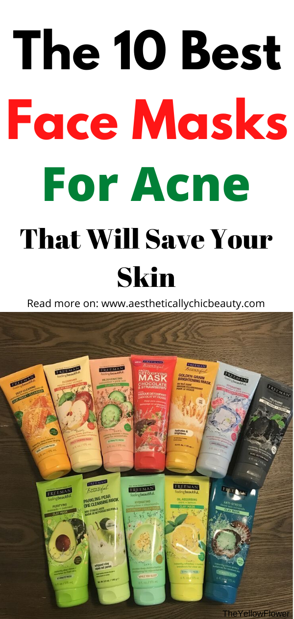 Face masks for acne