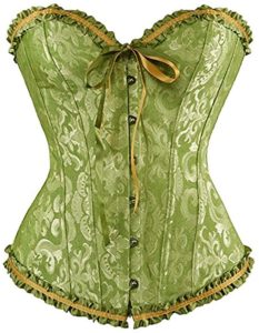 Yellow and Green Corset